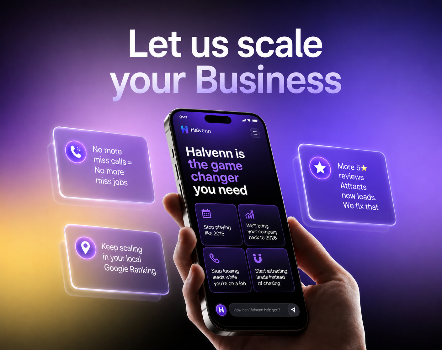 Business Scaling — creative by Halvenn